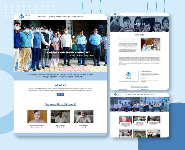 gjnrf.org - Website design - WP-Business